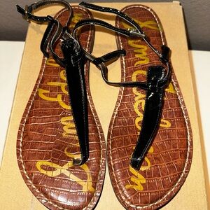 Sam Edelman Black and Brown Sandals